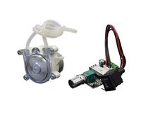 Pompa peristaltica DC 6V-12V con spazzola, motore con ingranaggi da 500 mm, pompa dosatrice for liquidi, pompa for acqua inversa for campionamento di inchiostro da laboratorio(Pump with Controller)