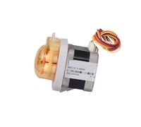 Pompa peristaltica KAS 12V/24V con motore passo-passo 42, 3 o 6 rotori e tubo in silicone BPT a scelta Uso industriale(B06,ST-24V-3 rotors)