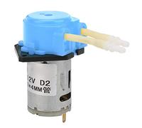 Pompa peristaltica micro blu DC12V, pompa peristaltica ad acqua per acquari e uso in laboratorio, direzione del flusso invertibile, sostituzione gratuita del tubo con tubi da 2x4 m