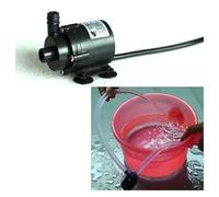 Pompa peristaltica, Pompa acqua sommergibile con motore brushless mini USB DC 6V-12V 200L/H 1,8M adatta for acquario, giardino roccioso, fontana solare(A b)