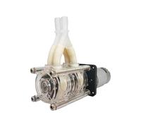 Pompa peristaltica, pompa for acqua, pompa dosatrice, doppia testa della pompa, 12 V 24 V CC, alta portata for acquari e analisi di laboratorio(Rated voltage 12V)