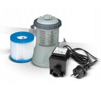 Intex Pools Pompa per filtro a cartuccia 28602 – 1250 l/h, 220-240 V, grigio, per Easy Set/Prism
