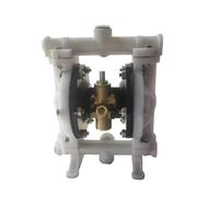 Pompa pneumatica a doppio diaframma con pompa ad acqua di circolazione in PP, trattamento chimico industriale e acque da 1/2" 20LPM QBY15,A prova di perdite(FEP Diaphragm)
