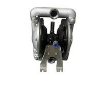 Pompa pneumatica a doppio diama in acciaio inossidabile 304, pompa for acque luride autoadescante resistente alla corrosione QBY4-25(FEP Diaphragm)