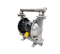 Pompa pneumatica a membrana in acciaio inossidabile QBK15 for acqua ad alta portata resistente alla corrosione for l'alimentazione da laboratorio Robusto e a prova di perdite(201)