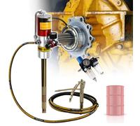 Pompa pneumatica per ingrassaggio per macchine agricole, rapporto di pressione 50:1, con tubo da 5 m e testa di pistola per ingrassaggio a 360°