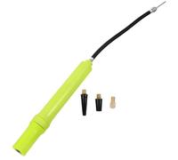 Pompa Portatile Mini per Palloni e Pneumatici, Controllo Manuale Giallo | ABS Leggero, Bassa Resistenza, Aiuto D'emergenza, per Allenamento e Pressione Ridotta
