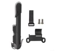 Pompa portatile per bicicletta con supporto per telaio e manometro dell'aria adatta per gonfiare pneumatici di bici, palloni sportivi, passeggini e piscine gonfiabili (con manometro)