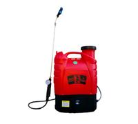POMPA PRESSIONE IRRORATRICE ELETTRICA A SPALLA 16 LT MANOMETRO BATTERIA A LITIO