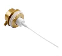 Pompa professionale in schiuma ABS per saponi liquidi, progettata per uso intensivo (oro perlato)