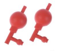 Pompa riempitrice per pipette da laboratorio con design a tripla valvola, sfera di aspirazione manuale per estrazione quantitativa, lampadina in gomma a lunga durata per laboratori industriali, rosso
