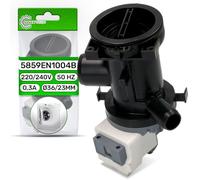 Pompa scarico lavatrice Ø 36/23 mm 220/240V 0,3A con codice originale 5859EN1001B 5859EN1004B 5859EN1004J AGF30892355 AGF78451404 3108EN1001 per LG - Garanzia di 5 anni - ONIX TECH