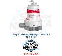 Pompa Sentina Europump II 2000 12 V - 128lt/min per barca gommone