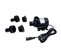 Pompa senza spazzole super silenziosa da 12 V, 24 V, 800 l/h, giunto in ottone, for acquario subacqueo, impermeabile, solare, sommergibile(12V Bare Wiring)
