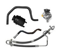 Pompa servo idraulica Per BMW E46 325Ci 325i 330Ci 330i 2000-2005 553-58945 32412227264 32416764726 LF20 Pompa Servosterzo+Tubo+Serbatoio Fluido(Full Set)