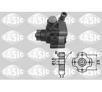 Pompa servosterzo idraulico senza puleggia 7076063 SASIC per FORD