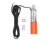 Pompa Solare DC, Motore in Rame Pompa Ad Acqua Sommergibile per Pozzi Profondi Kit in Acciaio Inossidabile 24V per Pozzo, Terra, Pompe e Circolazione