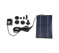 Pompa solare della fontana di 2 8W per gli stagni e le caratteristiche dell'acqua del giardino, flusso regolabile per i modelli differenti dello spruzzo