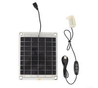 Pompa solare parteggiata doppia 12V della fontana 10W per la circolazione amichevole dell'acqua di Eco nei giardini
