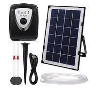 Pompa solare per acqua, Pompa Stagno Aeratore Aria Solare Set Acquario Serbatoio Kit Ossigenatore Potenza Bait Serbatoi Circolazione Acqua Giardinaggio Piscina Bolla