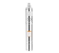 Pompa solare per fontane profonde da 3,5", 240 V, 500 W, pompa ad immersione solare, 2 m³/h, con cavo da 15 m, alloggiamento in acciaio inox, pompa sommersa per fontane, irrigazione di fattorie (3,5