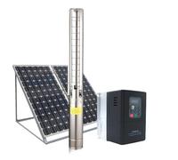 Pompa solare sommergibile for pozzi profondi 4HSA4-240-5.5 7.5HP AC DC for agricoltura, 200 m, for sistema di irrigazione agricola