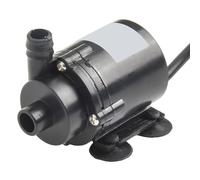 Pompa sommergibile 12 V DC Brushless impermeabile per acquari, fontane, giardini acquatici | Portata 280 l/h, testa 2,2 m | alloggiamento in ABS con anima in acciaio inossidabile | funzionamento super