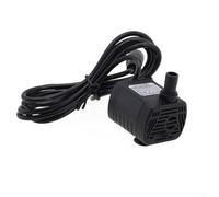 Pompa sommergibile a corrente continua senza spazzole, 12 V, per fontane e laghetti di pesci, silenziosa sotto i 35 dB con albero in acciaio inox, portata 200-300 l/h, design anfibico per la