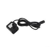 Pompa sommergibile a corrente continua senza spazzole, 12 V, per fontane e laghetti di pesci, silenziosa sotto i 35 dB con albero in acciaio inox, portata 200-300 l/h, design anfibico per la