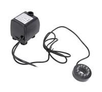 Pompa sommergibile da 15W con 12 luci LED, portata 1000L/h, IP68