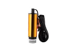 Pompa sommergibile elettrica 12V 24V DC, guscio in lega di alluminio, 12L / min, pompa di trasferimento carburante 12 V Volt 24 for il pompaggio di acqua gasolio,Affidabile e durevole(12v)