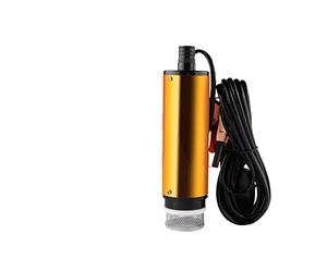 Pompa sommergibile elettrica 12V 24V DC, guscio in lega di alluminio, 12L / min, pompa di trasferimento carburante 12 V Volt 24 for il pompaggio di acqua gasolio(12v)