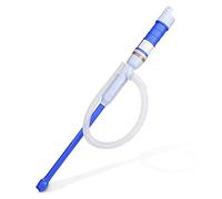 Pompa sommergibile elettrica, pompa a sifone portatile portatile per trasferimento di liquidi a batteria per veicoli carburante, gas, acqua, olio, pompa di sentina per barche (tensione: blu)