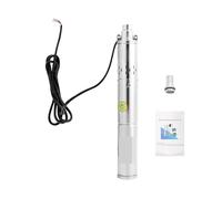 Pompa Sommergibile For Pozzi Profondi In Acciaio Inossidabile Da 24 V E 370 W, Motore In Rame Puro CC 2850 Giri/min Controllo Della Portata D'Acqua