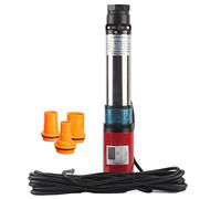 Pompa sommergibile industriale, accessorio, pompa magnetica ad alta potenza DC12V, aspirazione singola, con filo 2,5 m per l'estrazione di acqua pozzi profondi, in acciaio