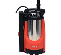 Pompa sommergibile per acque reflue 750W, 11000 l/h, Inox, con interruttore a galleggiante