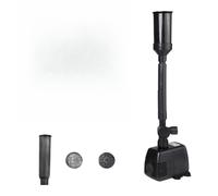 Pompa sommergibile per fontana da giardino regolabile con filtro e ugello opzion