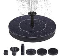 Pompa sommergibile per pozzetto Fontana della cascata Piscina Stagno Vasca for uccelli all'aperto Pannello solare Fontana alimentata Pompa dell'acqua Decorazione del giardino Fontana solare galleggian