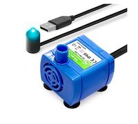 Pompa sommergibile per pozzetto Mini pompa sommergibile 16 0L/H 1.5W DR-DC160 Pompa dell'acqua Ultra silenziosa pompa for acqua senza spazzole senza spazzole USB DC 5V Distributore d'acqua for animali