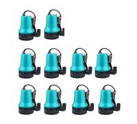 Pompa sommergibile portatile elettrica da 12 V/24 V, for esterni, in miniatura, 4500 l/h, for acquari, irrigazione, pompa di pompaggio for uso domestico, 50 W(12v x 10Pcs)