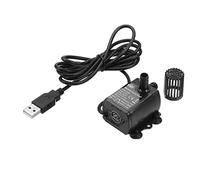 Pompa sommergibile portatile regolabile Mini Pompa Acqua DC5V 12V 6W Senza Spazzole Impermeabile Sommergibile Fontana Acquario Circolazione(USB DC5V 2.4W)