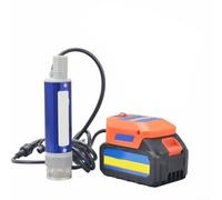 Pompa sommergibile senza fili per batteria al litio DAYI 21V, pompa di trasferimento dell'acqua diesel di flusso 40-60L/min con tubo flessibile da 5 m, pompa elettrica portatile per olio per uso