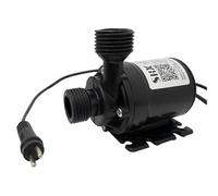 Pompa sommergibile silenziosa con motore brushless DC12V, DC24V, 1/2", 800L/H, sollevamento 6M, pompa booster for doccia con connettore impermeabile a 2,3 pin(DC12V 2.3 pins,Pump and 16mm)