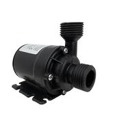 Pompa sommergibile silenziosa con motore brushless DC12V, DC24V, 1/2" 800L/H, sollevamento 6M, pompa booster for doccia connettore impermeabile a 2,3 pin(DC12V Bare wire,Pump and 12mm)