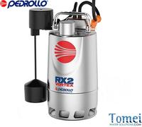 POMPA Sommergibile VORTEX Acque Sporche RX3/20 Galleggiante Magnetico Pedrollo