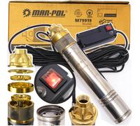 Pompa Sommersa 1.1 kW Pompa Acqua Pompa Per Pozzo Profondo 4" 230V 50L/min