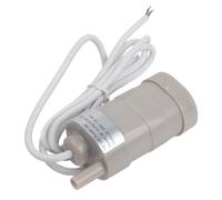 Pompa sommersa 12 V DC per camper e camper, per riparazione auto | portata 1500 l/h, altezza di erogazione 5 m, pompa dell'acqua in plastica con grado di protezione IP68, grigio, silenziosa