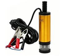 Pompa Sommersa 12V 24V per acciaio per Carburante Acqua Gasolio Trasferimento Liquidi per portatile Compatta Cantiere(1 * 12V gold)