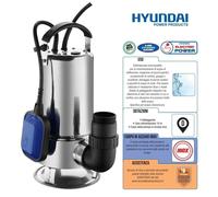 Pompa sommersa/ad immersione acque sporche/dirty water 750W Hyundai - 35614