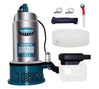 Pompa sommersa da 300 W, compatibile con batteria Makita da 18 V (senza batteria), 5000 l/h, pompa dell'acqua senza fili con cavo di collegamento da 5 m, altezza di portata 10 m, per piscine, laghetti
